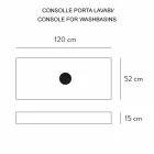 Složení 3 Zavěšený koupelnový nábytek z porcelánového kameniny 4 povrchové úpravy - Rambina Viadurini