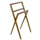 Složení 4 Koupelnový nábytek z teakového dřeva a chromované oceli - Beatles Viadurini