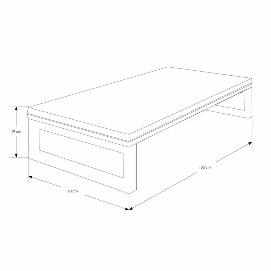 Složení 4 Koupelnový nábytek z teakového dřeva a chromované oceli - Beatles Viadurini