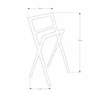 Složení 4 Koupelnový nábytek z teakového dřeva a chromované oceli - Beatles Viadurini