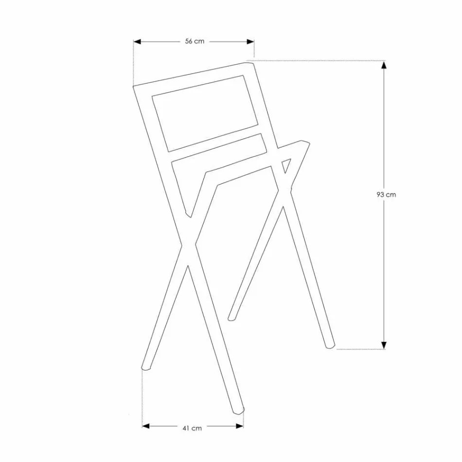 Složení 4 Koupelnový nábytek z teakového dřeva a chromované oceli - Beatles Viadurini