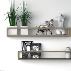 Složení 5 Samostatně stojící koupelnový nábytek z kovu, Ecolegna a luxusního kameniny - Cizco Viadurini