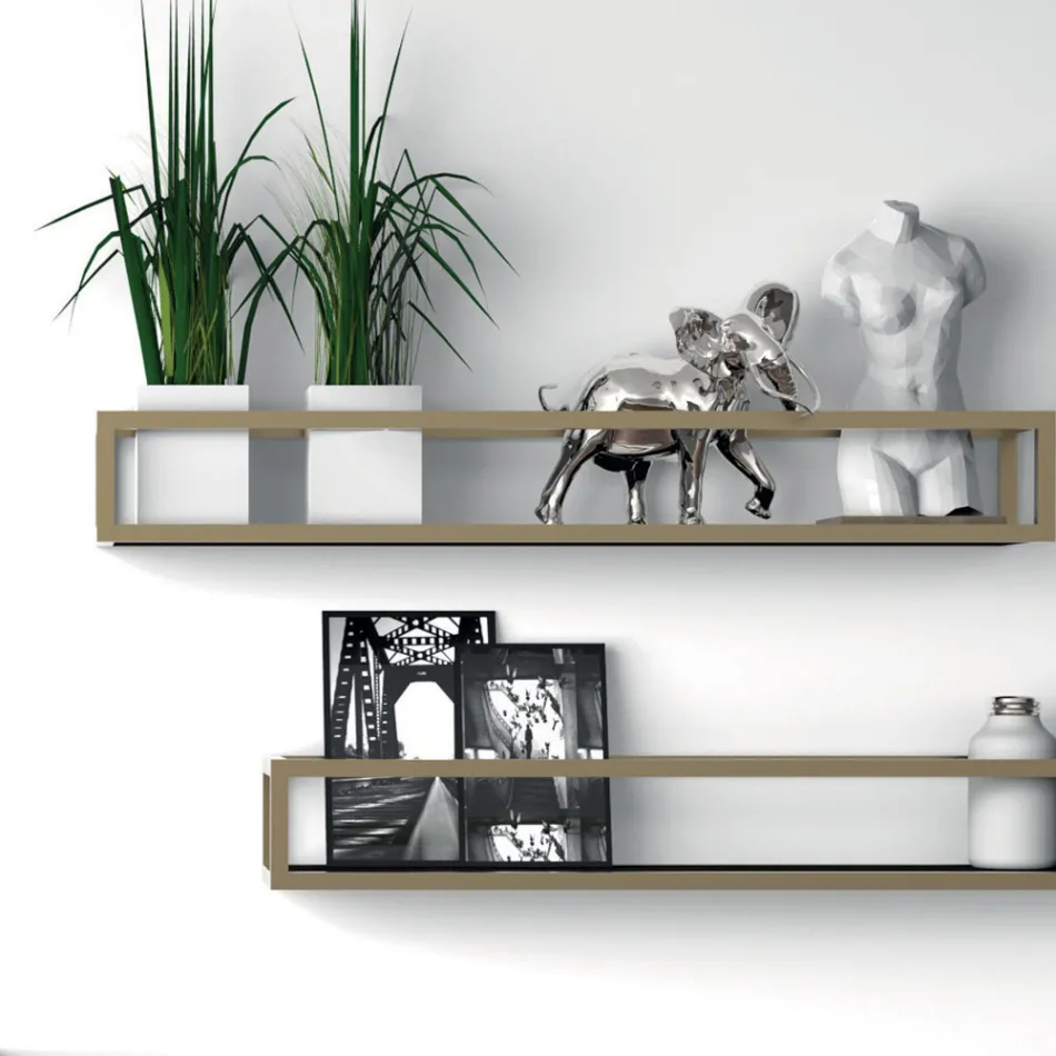 Složení 5 Samostatně stojící koupelnový nábytek z kovu, Ecolegna a luxusního kameniny - Cizco Viadurini