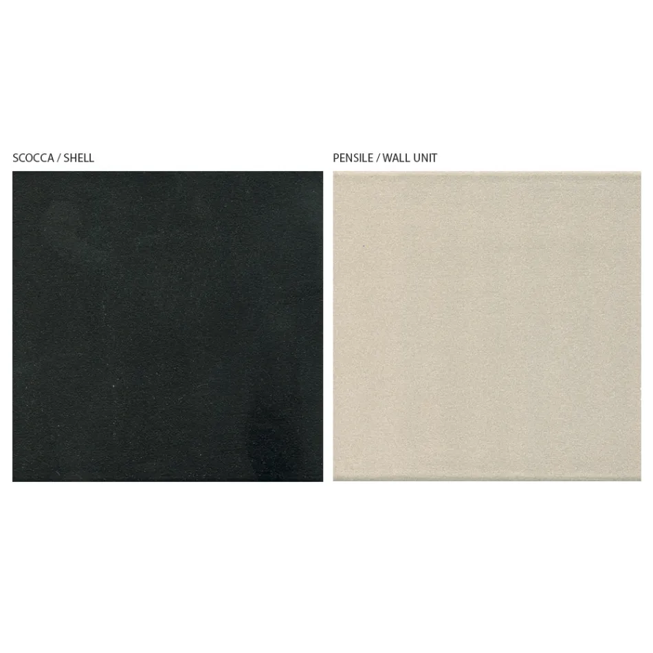 Moderní kompozice obývací stěny z MDF Made in Italy - Linn Viadurini