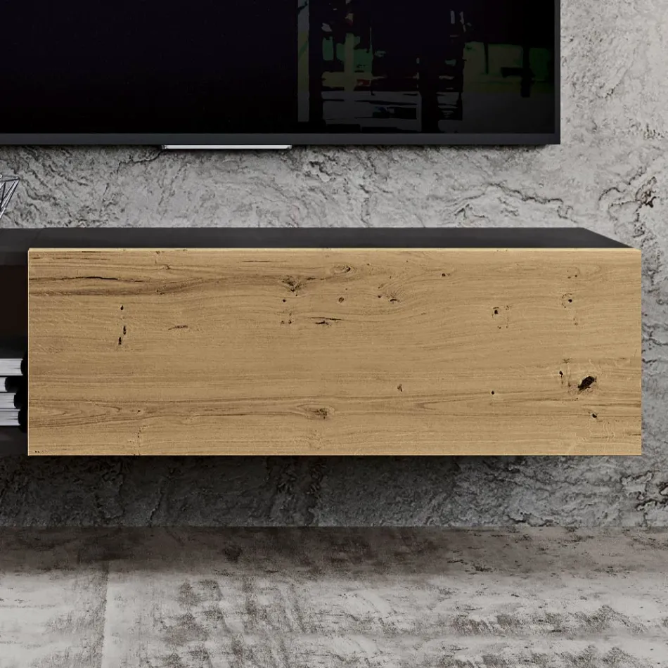 Nástěnná kompozice pro obývací prostor moderního designu Made in Italy - Margit Viadurini