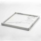 Složení Koupelnové doplňky z bílého mramoru Carrara Vyrobeno v Itálii - Tuono Viadurini