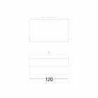 Koupelna pozastavená kompozice v Fenix Gray - Becky Viadurini