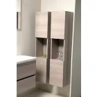 Složení koupelnového nábytku v dubovém melaminu - Becky Viadurini