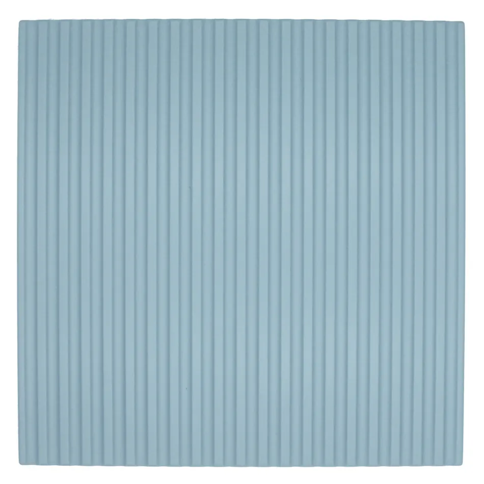 Koupelnová kompozice Tiffany modrá a dub se zrcadlem Made in Italy - Ermes Viadurini