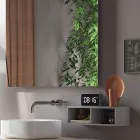 Kompozice koupelny Kompletní s umyvadlem, zrcadlem a podstavcem Made in Italy - Dream Viadurini