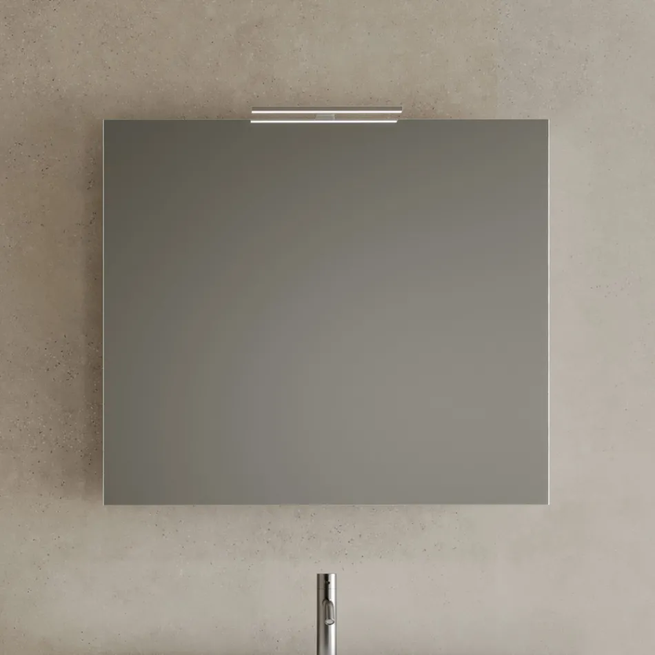 Koupelnová sestava včetně podstavce se 2 zásuvkami a 1 dubovými dvířky - titan Viadurini