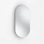 Koupelnová sestava s 1 zásuvkou, antracitovým pryskyřičným umyvadlem a zrcadlem - titan Viadurini