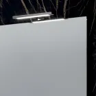 Koupelnová sestava se 4 zásuvkami, 2 keramickými umyvadly a zrcadlem - Titan Viadurini