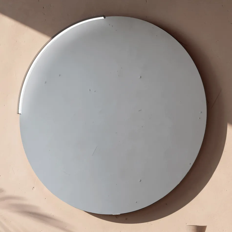 Koupelnová sestava se 4 zásuvkami, černým keramickým umyvadlem a zrcadlem - Elios Viadurini