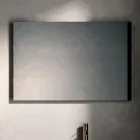 Koupelnová sestava se 4 zásuvkami, otevřeným prostorem, umyvadlem a zrcadlem - Velaria Viadurini