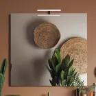 Koupelnová kompozice se závěsným podstavcem, zrcadlem a umyvadlem Made in Italy - Dream Viadurini