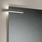 Koupelnová sestava se zásuvkami, umyvadlem, zrcadlem a nástěnnou skříňkou - Orione Viadurini