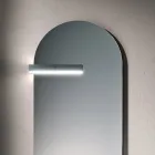 Koupelnová sestava se zásuvkou, umyvadlem, zrcadlem, nástěnnou skříňkou a policí - Elios Viadurini