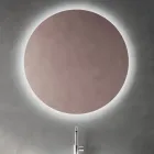 Koupelnová kompozice s pudrově růžovou zásuvkou a umyvadlem z kalakatové barvy - Elios Viadurini