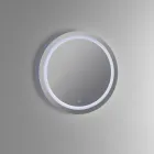 Koupelnová kompozice s pryskyřičným umyvadlem a zrcadlem Made in Italy - Palom Viadurini