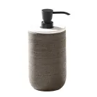 Koupelnová kompozice s teakovou skříňkou, zrcadlem a doplňky - Carolie Viadurini