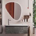 Koupelnová kompozice s moderním zrcadlem, made in Italy podstavec a umyvadlo - sen