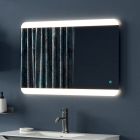 Koupelnové složení s dotykovým senzorovým zrcadlem, lakovaná základna Made in Italy - Polsen Viadurini