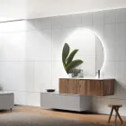 Kompozice koupelny v dubu Rio a šedé Cannettati Made in Italy - Chrono Viadurini