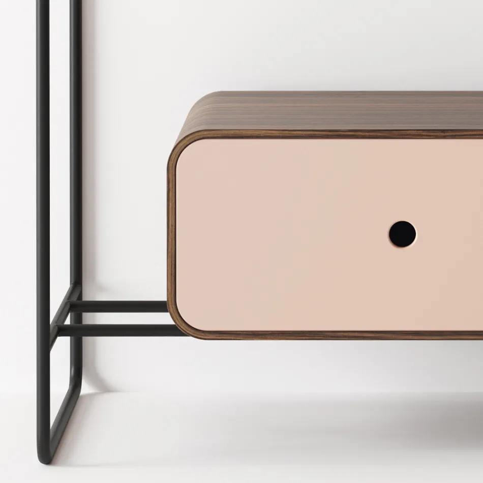 Složení koupelny Umyvadlo z keramiky a zrcadla Made in Italy - Chantal Viadurini