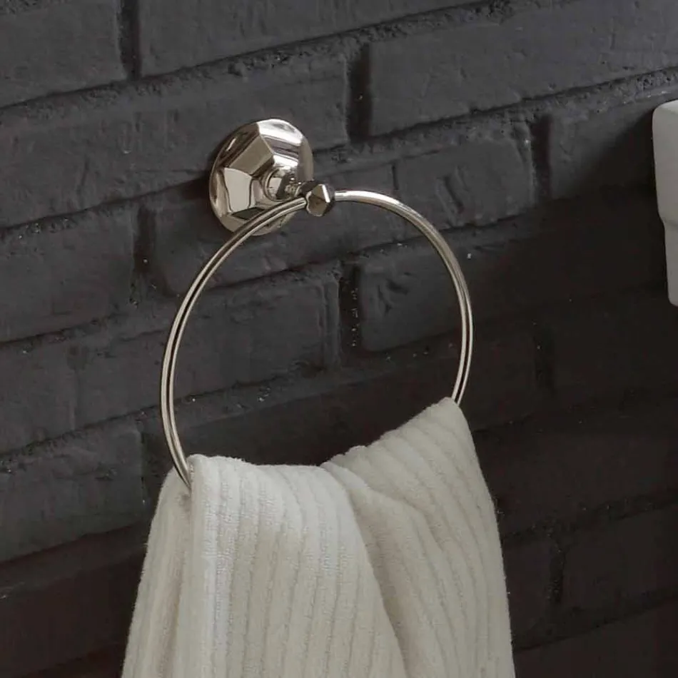 Složení umyvadlem v keramické bílé sloupce Ania Viadurini