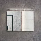 Složení pozastavená koupelna v Mdf lakované Made in Italy - Becky Viadurini