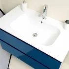 Složení pozastavená koupelna v Mdf lakované Made in Italy - Becky Viadurini