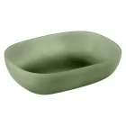 Zelená kompozice koupelny s příslušenstvím a spodní skříňkou - Sylviane Viadurini