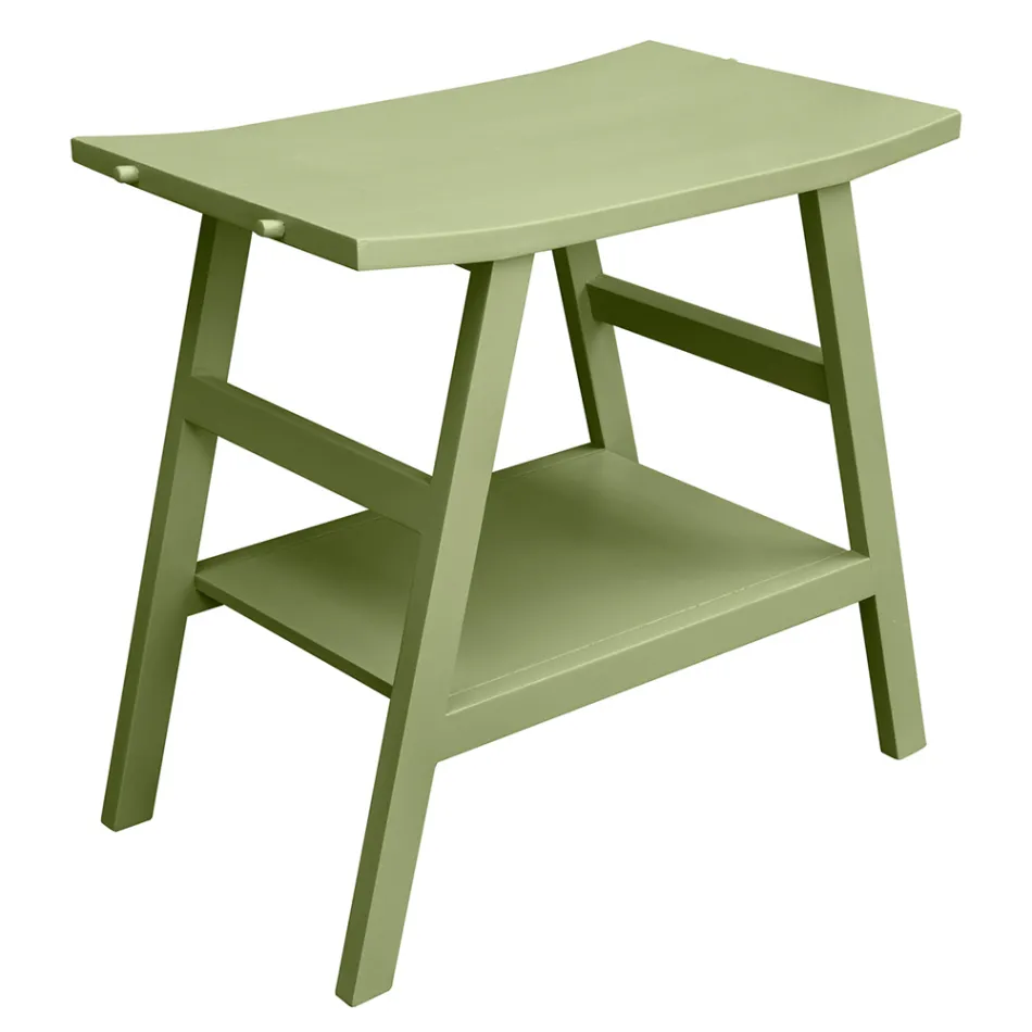 Zelené složení koupelny se skříňkou proti poškrábání a doplňky - Patryk Viadurini