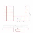 Složení zavěšeného a moderního koupelnového nábytku, designový nábytek - Callisi12 Viadurini