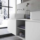 Moderní designová závěsná koupelnová kompozice vyrobená v Itálii - Callisi14 Viadurini