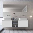 Moderní designová závěsná koupelnová kompozice vyrobená v Itálii - Callisi14 Viadurini