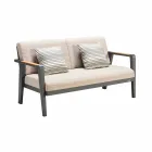 Složení zahrady 2místná pohovka, 2 křesla a konferenční stolek - Moira Viadurini