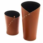 Moderní designové kancelářské složení v kůži Made in Italy - Giulio Viadurini