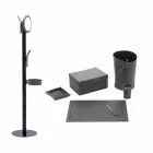 Moderní designová kancelářská kompozice v kůži Made in Italy - Andrea Viadurini