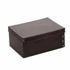 Moderní designová kancelářská kompozice v kůži Made in Italy - Andrea Viadurini