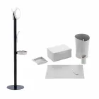 Moderní designová kancelářská kompozice v kůži Made in Italy - Andrea Viadurini