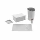 Moderní designová kancelářská kompozice v kůži Made in Italy - Andrea Viadurini