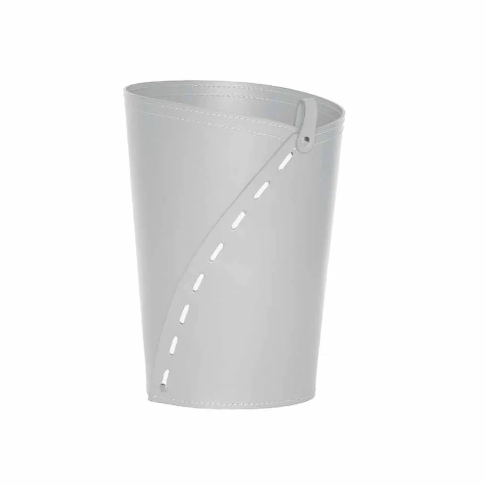 Moderní kancelářské složení z regenerované kůže vyrobené v Itálii - Meduna Viadurini