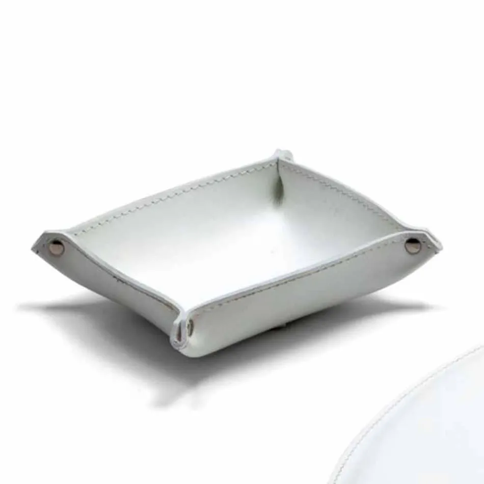 Moderní kancelářské složení z regenerované kůže vyrobené v Itálii - Meduna Viadurini