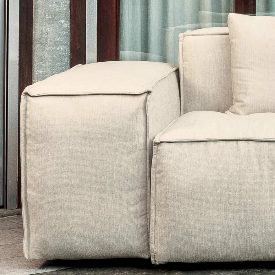 Složení 1 pohovky, 1 loketní opěrky a 1 poloostrova - Bizarní Viadurini