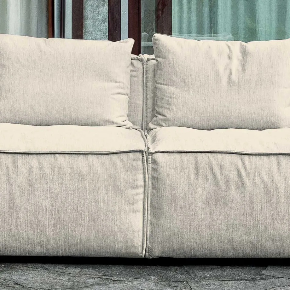 Složení 2 pohovek s opěradlem a 2 područkami - Bizarní Viadurini