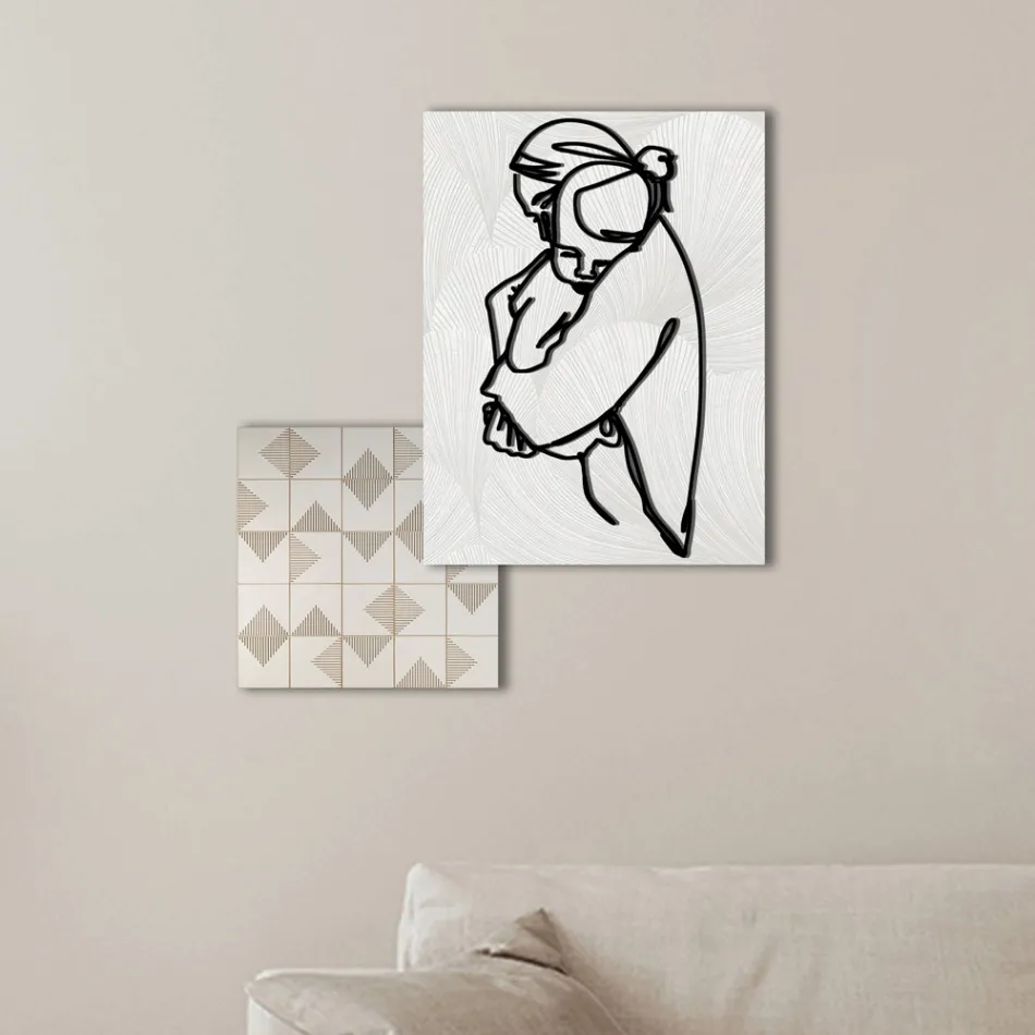 Složení 2 panelů se stylizací objetí Made in Italy - Kyoko Viadurini