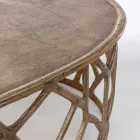 Složení 2 hliníkových konferenčních stolků Homemotion - Solomon Viadurini