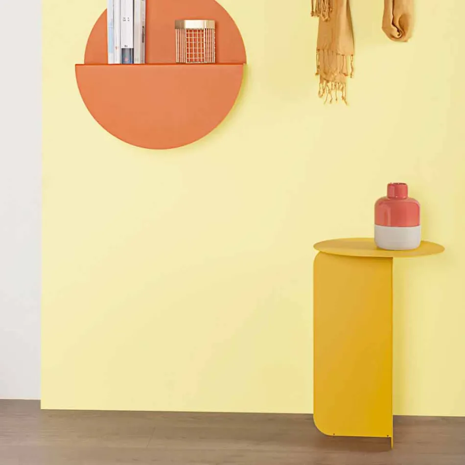 Složení 2 moderních konferenčních stolků z oceli vyrobené v Itálii - topol Viadurini